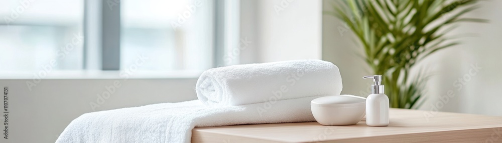 Tranquil recovery space: a serene spa-like room designed for post-injury relaxation and rejuvenation. Tranquil recovery space: a serene spa-like room designed for post-injury relaxation and rejuvenation.