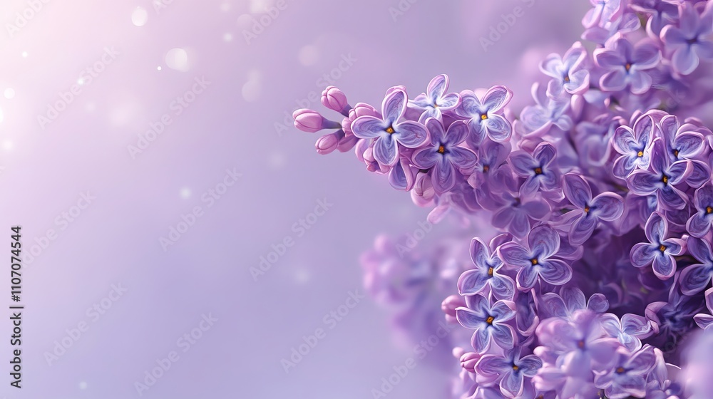 Vibrant floral spring background featuring blooming purple lilac flowers in lush garden setting for nature-inspired designs and seasonal projects Vibrant floral spring background featuring blooming purple lilac flowers in lush garden setting for nature-inspired designs and seasonal projects