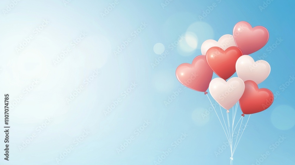 Heart Balloons A bunch of colorful heart shaped balloons floating in the sky, representing celebration, joy, and festive occasions. Heart Balloons A bunch of colorful heart shaped balloons floating in the sky, representing celebration, joy, and festive occasions.