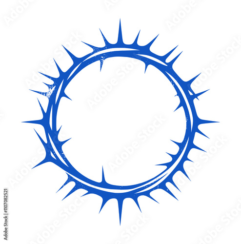 crown of thorn of jesus - christianity icon (artwork 3)