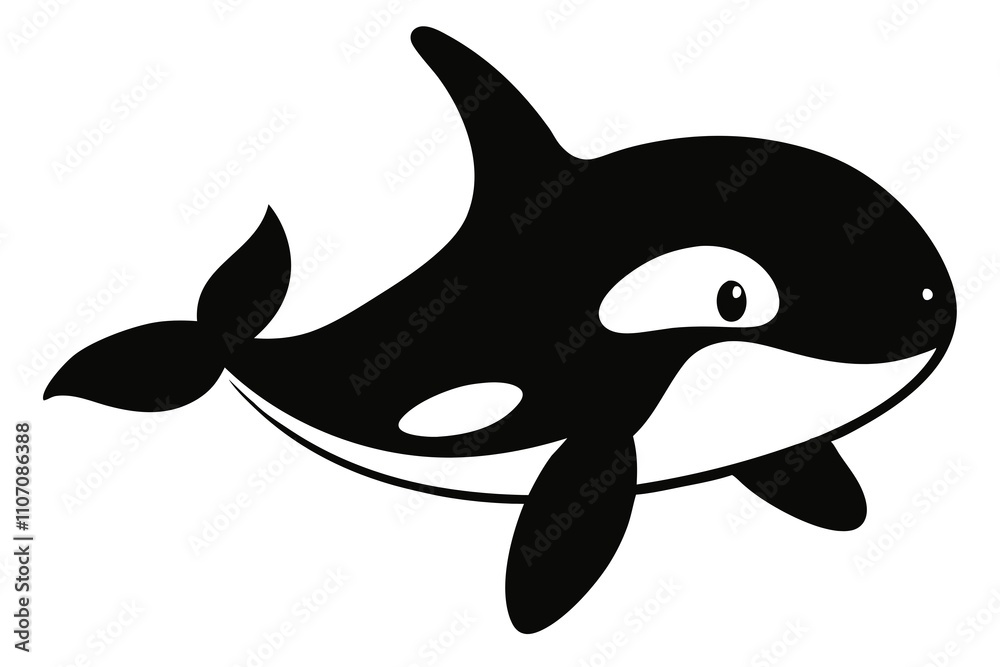 illustration of a orca killer whale illustration of a orca killer whale