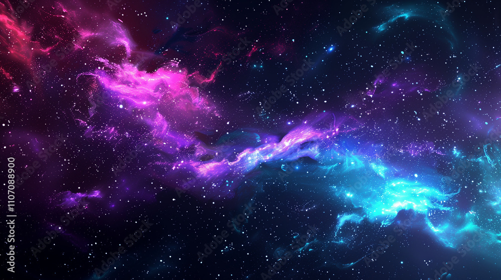 Fototapeta premium Northern lights backgrounds abstract glowing.