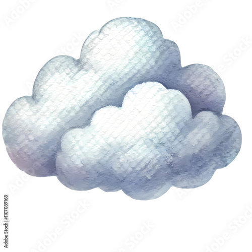 blue sky with clouds- Baby shower blue theme 