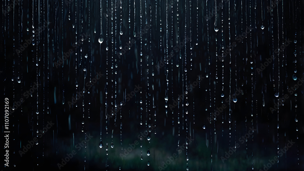rain drops on the window, ai generated rain drops on the window, ai generated
