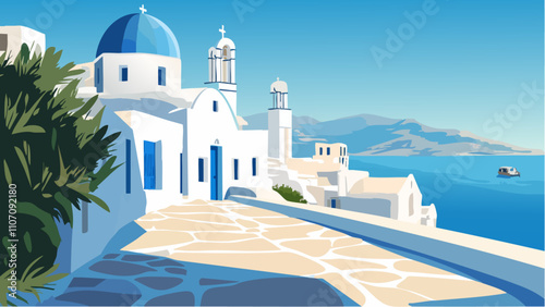 Sunny Mykonos Waterfront