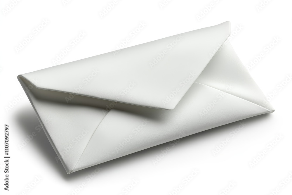 White Envelope Mockup: Blank, Sealed, and Ready for your Message White Envelope Mockup: Blank, Sealed, and Ready for your Message