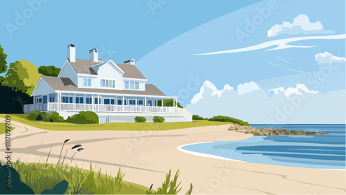 The Peaceful Shores of The Hamptons