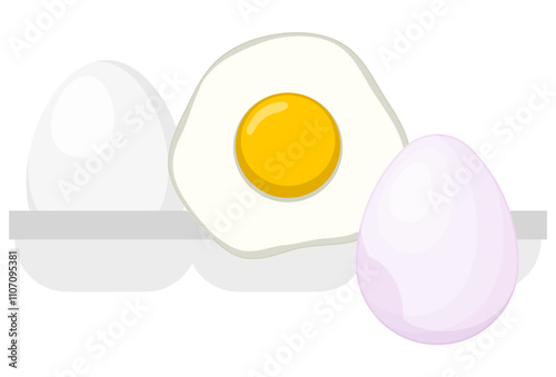 Eggs Concept Illustration Stylish and Beautiful