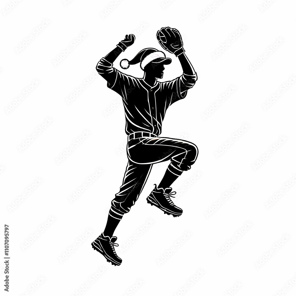 Fototapeta premium Baseball players in various positions