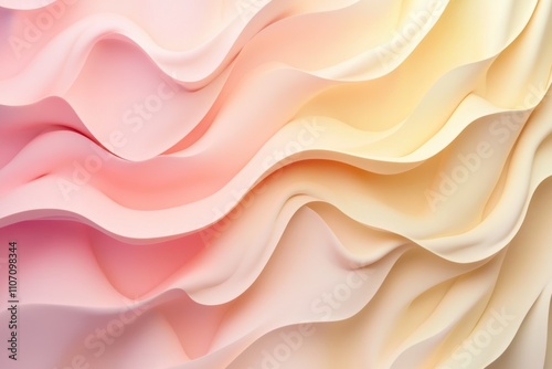 Pink and yellow wave pattern