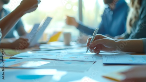 A healthcare policy advisor developing public health policies in a policy advisory committee, with policy development documents and public health strategy discussions visible