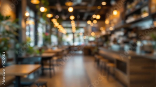 Blurry view of a bustling supermarket aisle in a modern shopping mall, vibrant shelves with products, hyperrealistic 4K photo