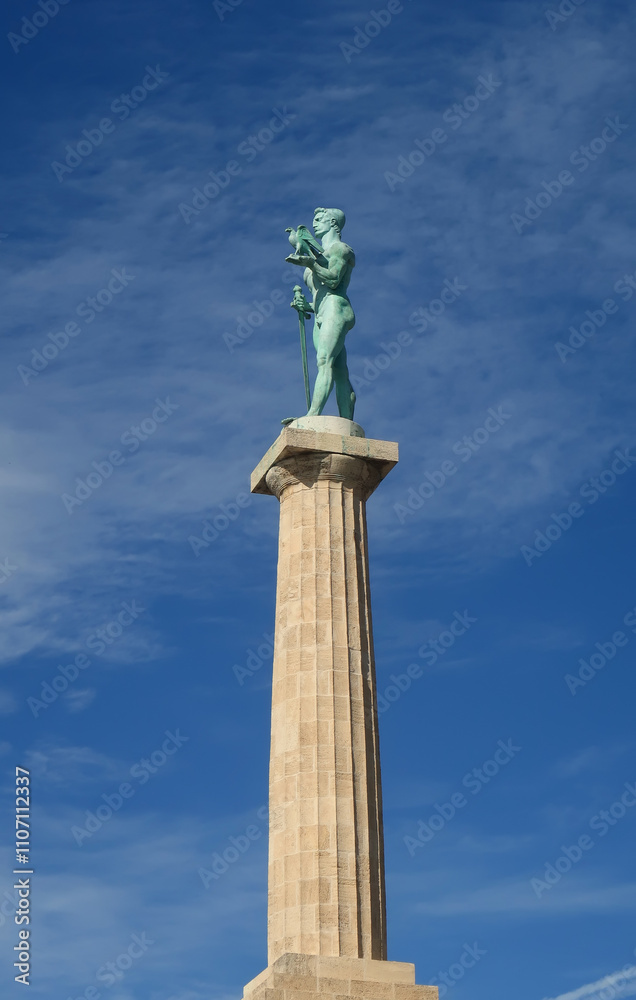 Pobednik monument in the Upper Town of the Belgrade Fortress
Pobednik monument in the Upper Town of the Belgrade Fortress