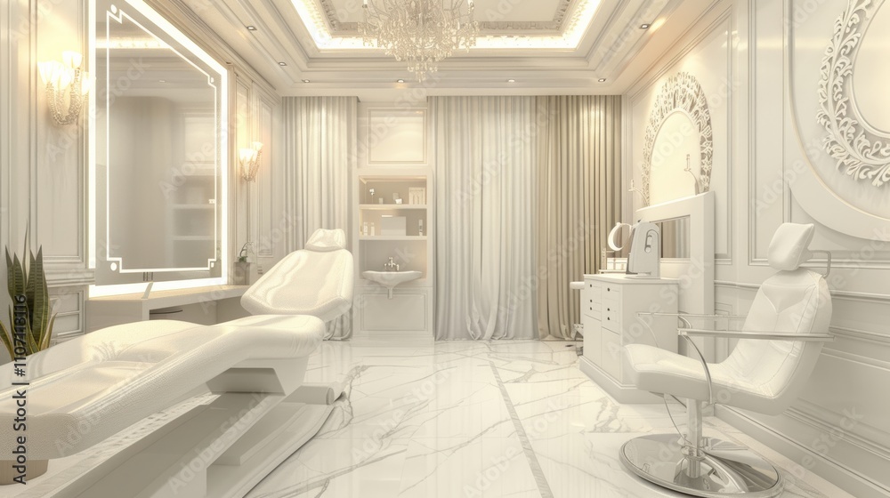 Dermatology and beauty clinic treatment Interior decoration for VIP customers by expert dermatologists. Beauty salon, spa, massage with equipment to to help relax, physiotherapy, relaxing massage. Dermatology and beauty clinic treatment Interior decoration for VIP customers by expert dermatologists. Beauty salon, spa, massage with equipment to to help relax, physiotherapy, relaxing massage.