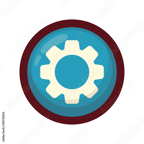 Gaming Button Vector - Setting