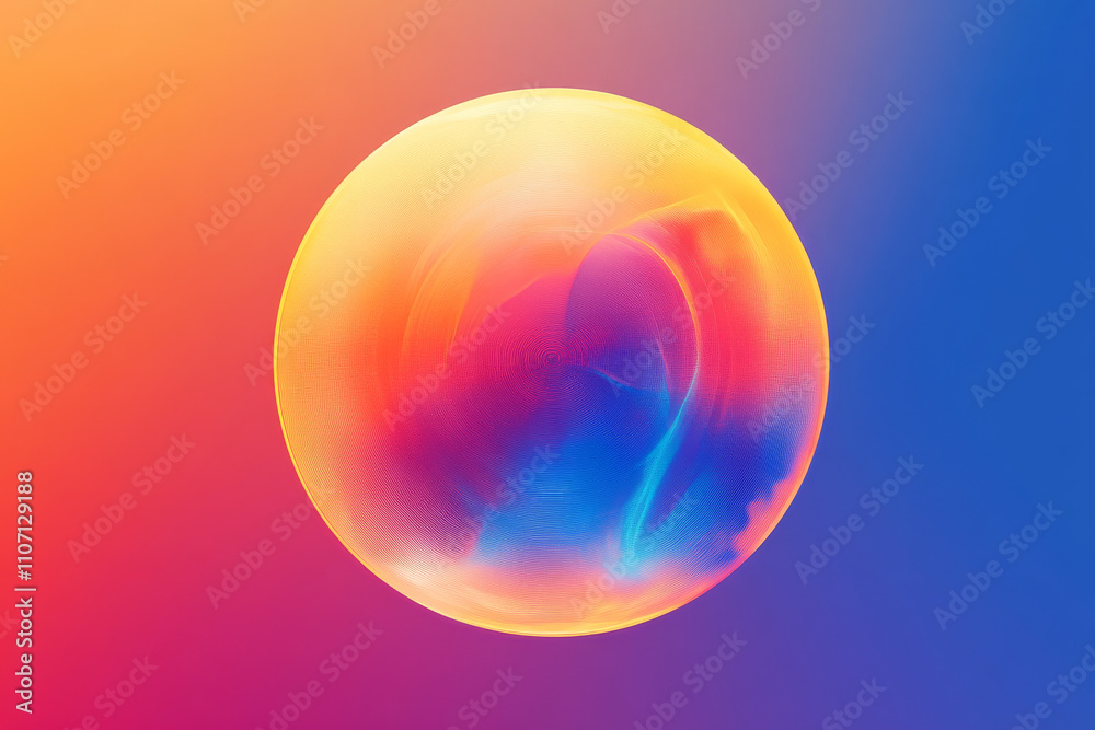 Abstract cosmic glow sphere, radiant orange and blue gradients emanating from a central orb, celestial and vibrant Abstract cosmic glow sphere, radiant orange and blue gradients emanating from a central orb, celestial and vibrant