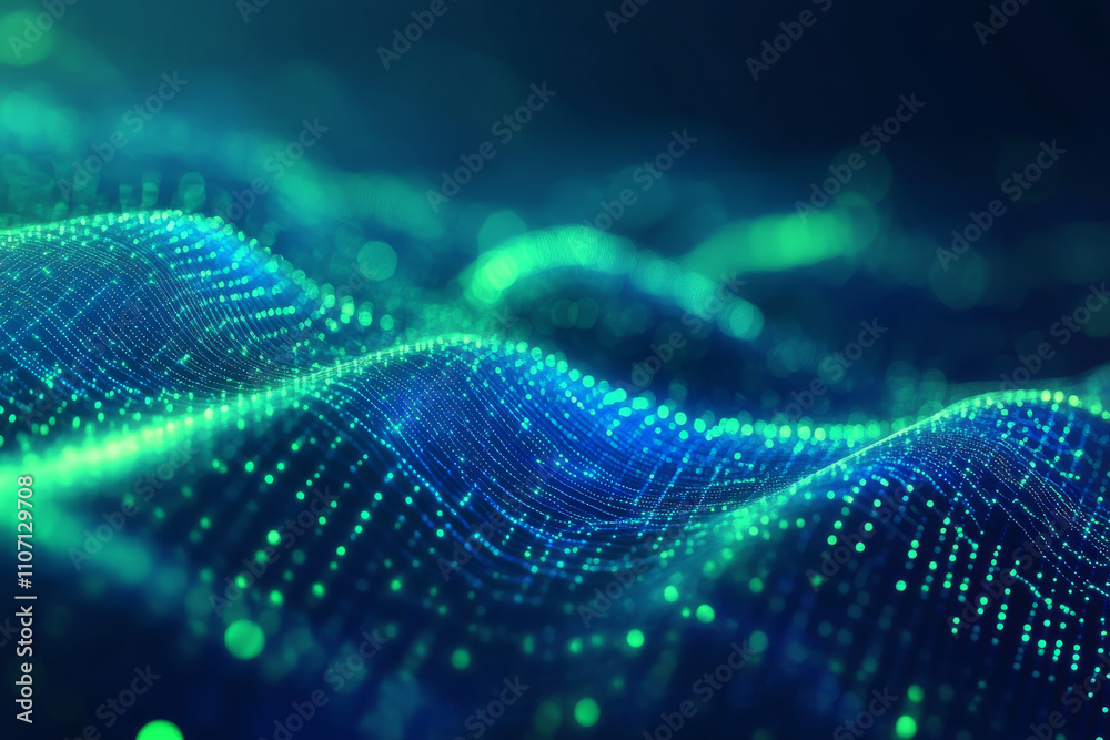 Abstract glowing wave texture, intricate neon green and blue patterns radiating dynamic motion, futuristic and bold Abstract glowing wave texture, intricate neon green and blue patterns radiating dynamic motion, futuristic and bold