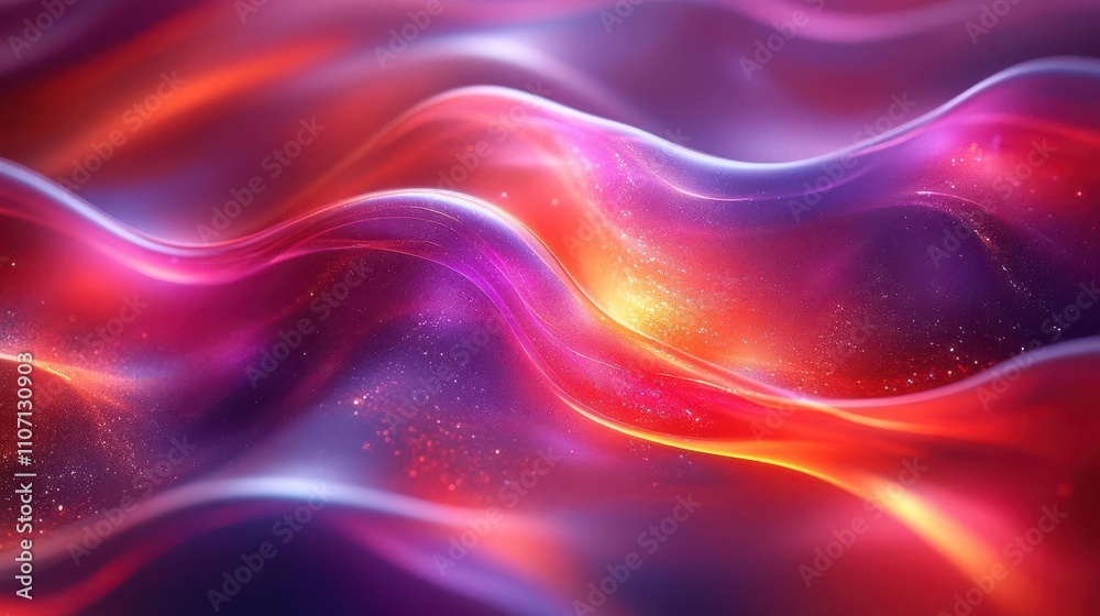 A vibrant, abstract representation of flowing waves in hues of purple, red, and orange, creating a dynamic and energetic visual effect. A vibrant, abstract representation of flowing waves in hues of purple, red, and orange, creating a dynamic and energetic visual effect.