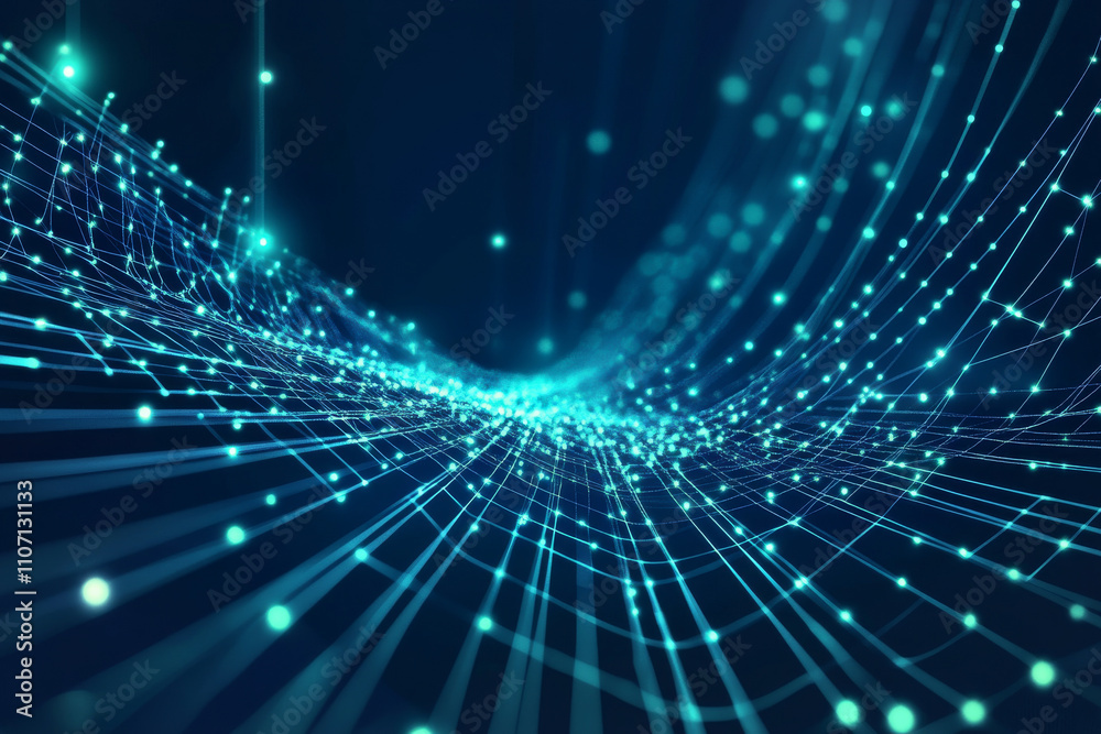 Abstract glowing grid texture, intricate neon green and blue geometric lines forming dynamic motion, futuristic and sharp Abstract glowing grid texture, intricate neon green and blue geometric lines forming dynamic motion, futuristic and sharp