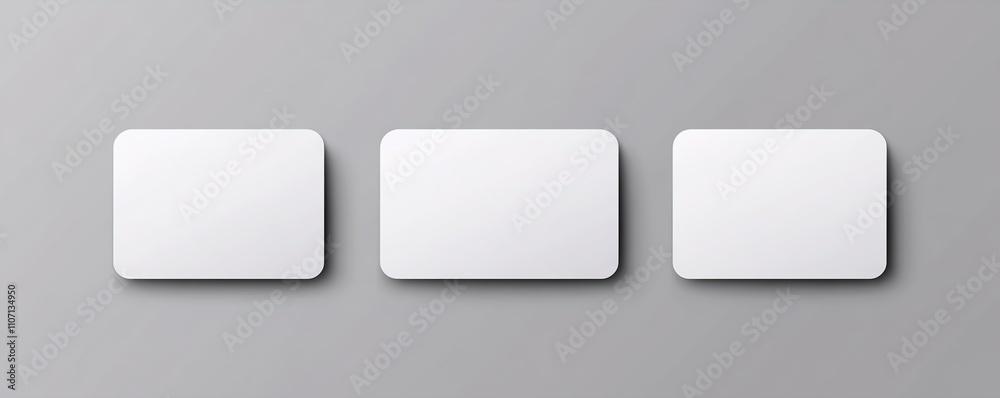 Blank paper sheets, picture canvas, wall displays isolated on gray background. Vector white posters with shadow format mockup. Plastic banners, labels set.new Blank paper sheets, picture canvas, wall displays isolated on gray background. Vector white posters with shadow format mockup. Plastic banners, labels set.new