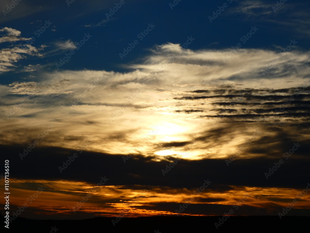 Fototapeta premium sunset over the sea