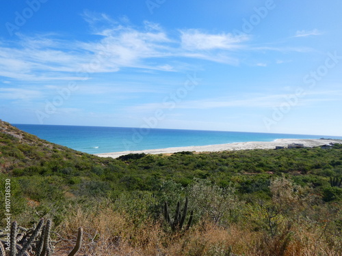 view from the beach