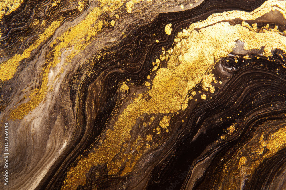 Abstract molten gold texture, glossy metallic flows glowing under soft light, luxurious and radiant Abstract molten gold texture, glossy metallic flows glowing under soft light, luxurious and radiant