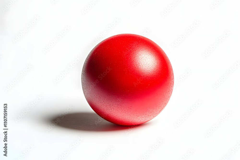 Red nose cut out on white background Red nose cut out on white background