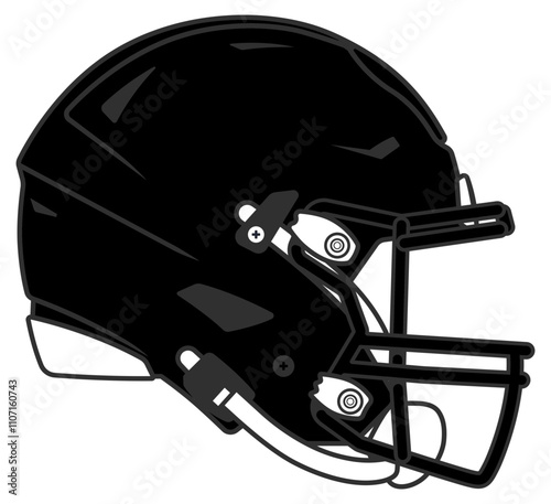 Black modern helmet of the Jacksonville Jaguars American football team