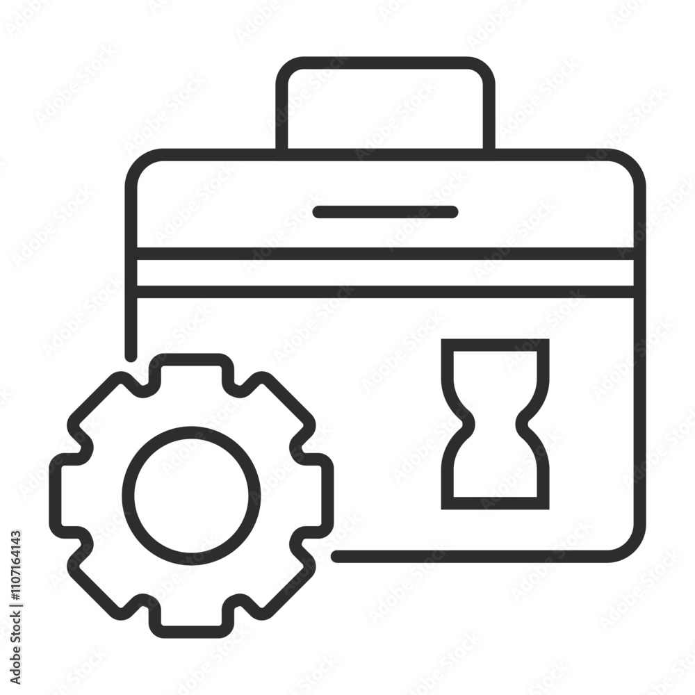 Work in progress outline icon, editable vector illustration and transparent graphic element. Isolated on white background Work in progress outline icon, editable vector illustration and transparent graphic element. Isolated on white background