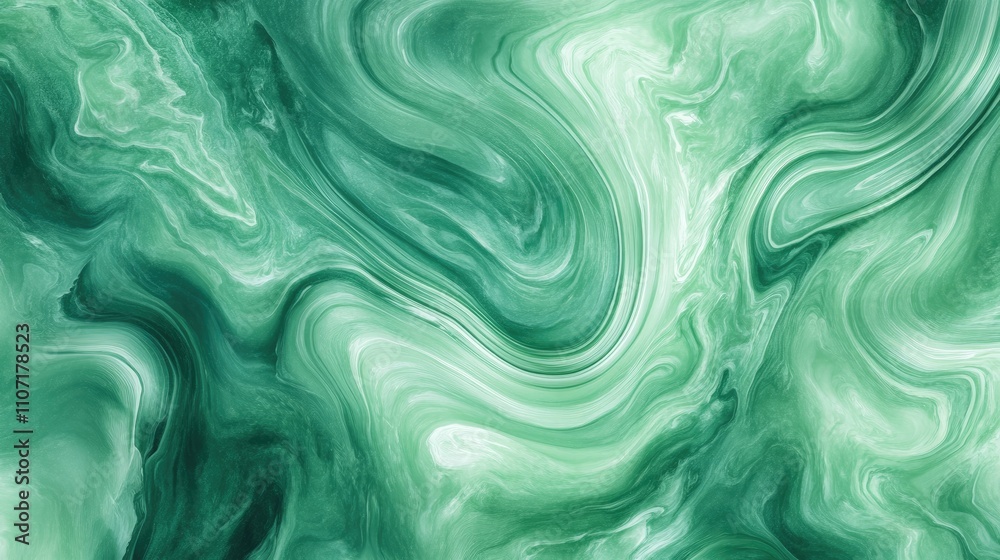 Abstract green marble texture with swirling patterns creating a mesmerizing visual effect. Abstract green marble texture with swirling patterns creating a mesmerizing visual effect.