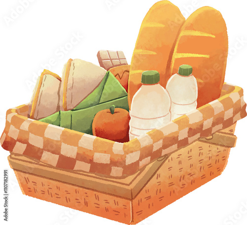 Autumn Picnic Basket