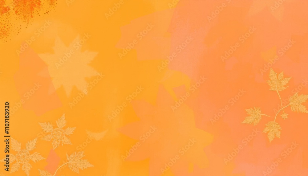 a picture of a orange yellow ethereal background with leaves a picture of a orange yellow ethereal background with leaves