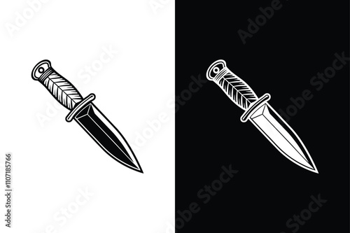 Knife icon design vector on White Background ,Vector Art Illustration on white background.