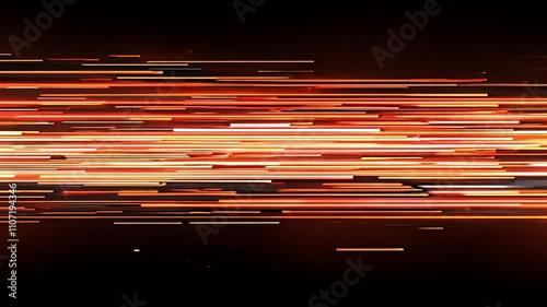 Abstract Background with Horizontal Light Streaks