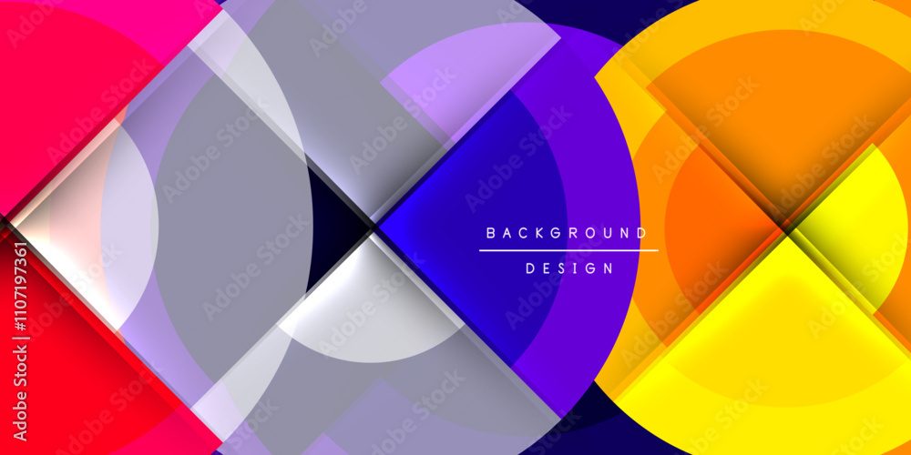 Circle and semi circle geometric background. Vector Illustration For Wallpaper, Banner, Background, Card, Book Illustration, landing page Circle and semi circle geometric background. Vector Illustration For Wallpaper, Banner, Background, Card, Book Illustration, landing page