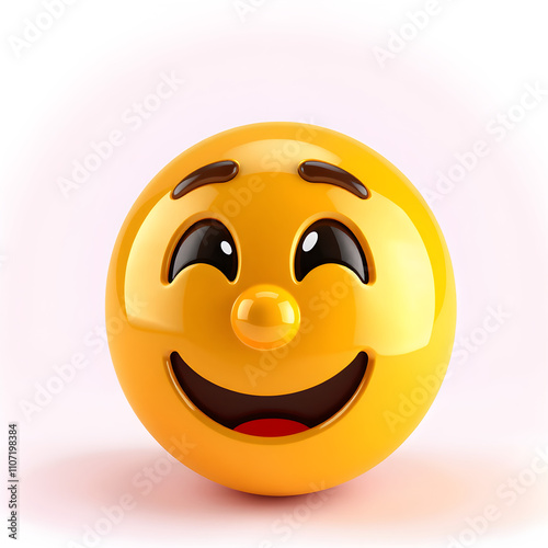 Express Yourself: Popular Happy Emoticons Smiley High-quality Emojis. Generative AI.