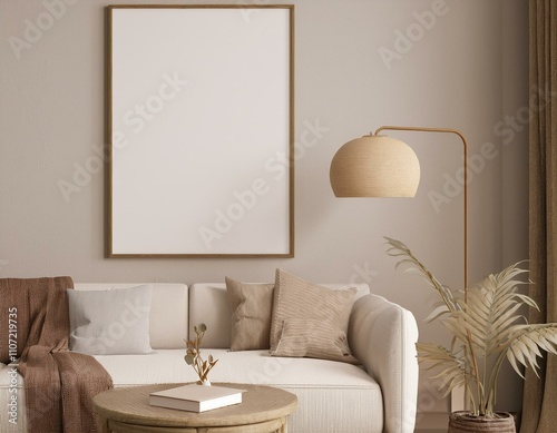 Living Room Poster Mockup Showcase Your Style