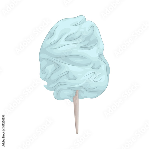 Illustration of cotton candy 