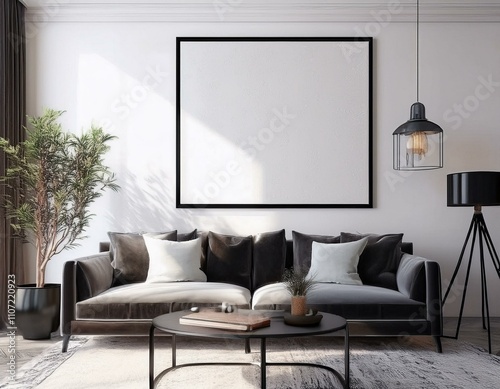 Living Room Poster Mockup Showcase Your Style