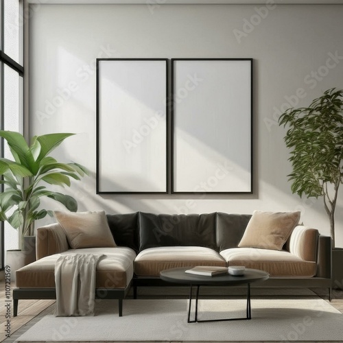 Living Room Poster Mockup Create a Stunning Display