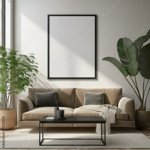 Chic Frame Mockup for Stylish Interiors