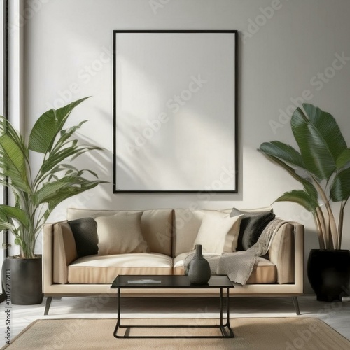 Frame Mockup Enhance Your Living Room Decor