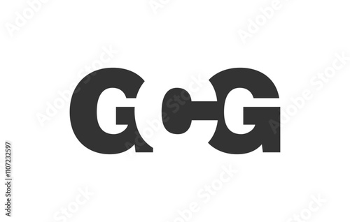 GCG bold and unique editable font logo for tech startups, consulting, corporate branding. Perfect for headlines, visual identity, cyberspace, leadership, unity, innovative ideas