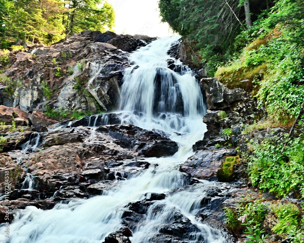 Fototapeta premium Petite-Rivière-Bostonnais falls 