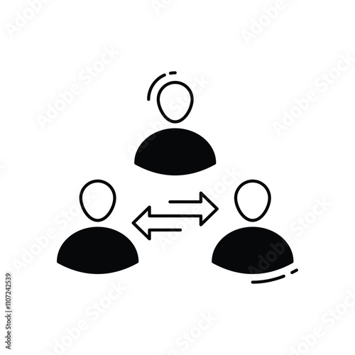 Mediator vector icon