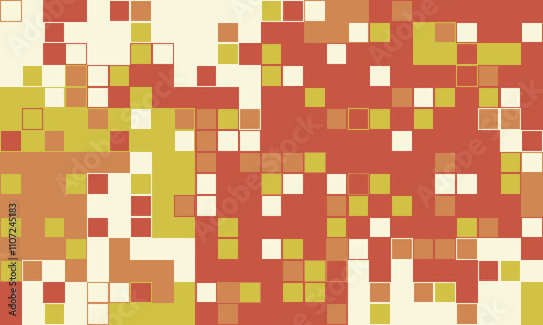 Mosaic space wall art. Package infinite colourful childish. Vector style balance clothing.