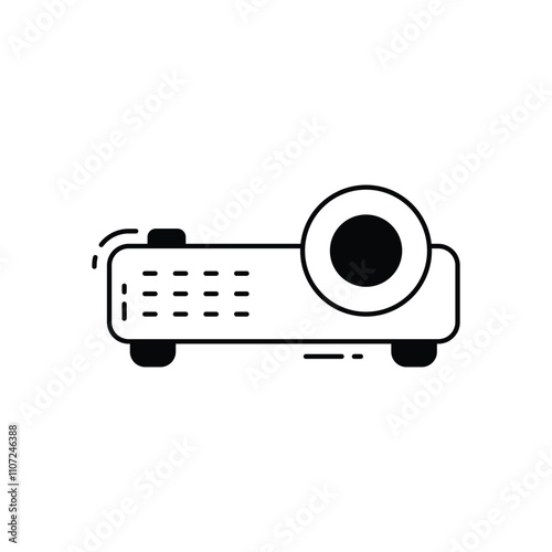 Projector vector icon