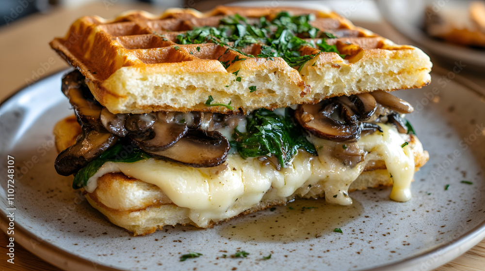 Indulge in the Delectable Mashup Wafflewich û A Unique Sandwich Where Waffles Meet Flavorful Fillings Indulge in the Delectable Mashup Wafflewich û A Unique Sandwich Where Waffles Meet Flavorful Fillings
