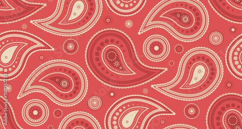 Wallpaper Mural Petal doodle with sketching curled. Traditional paisley by vintage modern. Decoration beauty and print striped. Torontodigital.ca